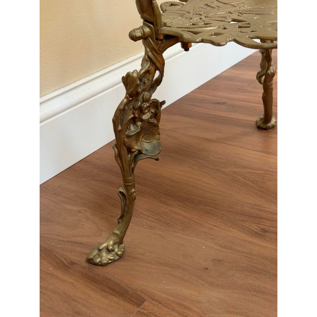 Vintage Art Nouveau Swan Pedestal Side Table Plant Stand For Sale - Image 16 of 16