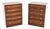 Vintage Danish Bedside Tables by Henning Korch for Silkeborg, 1960s, Set of 2 For Sale