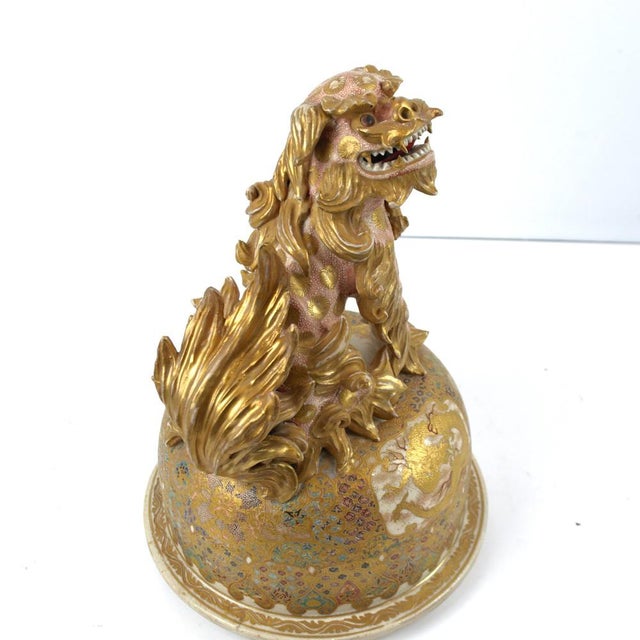 Large Japanese Meiji Porcelain Satsuma Vase For Sale - Image 10 of 18