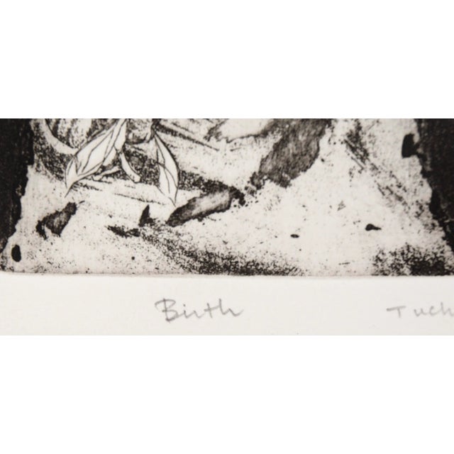 1980s "Birth" - Intaglio Print by Tomoya Uchida For Sale - Image 5 of 5