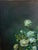 American Large Early Floral Still Life Oil Painting - Yellow Roses For Sale - Image 3 of 8