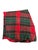 American Vintage Red Green Plaid Tartan Round Tablecloth & 4 Napkins Styled After Ralph Lauren Christmas For Sale - Image 3 of 8