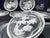 Vintage Crystal Coasters from Val Saint Lambert, 1970s, Set of 6 For Sale - Image 8 of 11