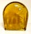 Joel Myers 1969 Blenko #699a Elephant Bookends in Wheat by Joel Myers - a Pair For Sale - Image 4 of 4