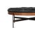 Modern Black Leather Cocktail Ottoman For Sale - Image 10 of 15