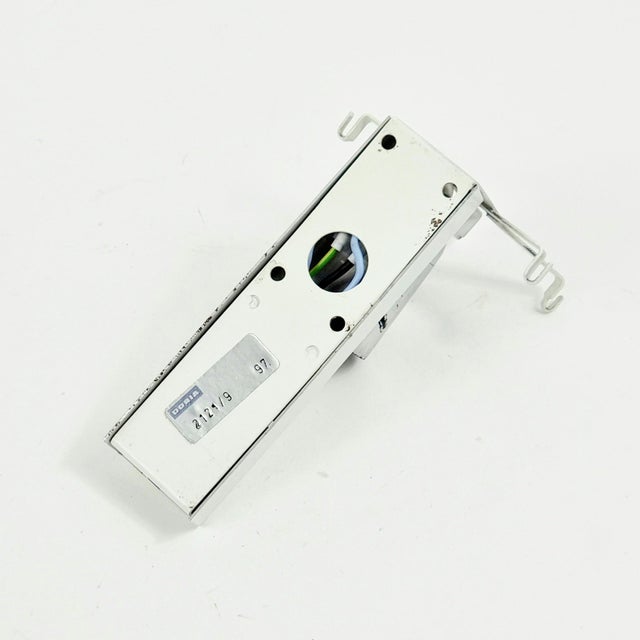 Metal Mid-Century Modern Ice Glass Wall Light from Doria Leuchten, Germany, 1960s For Sale - Image 7 of 9