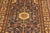 1980s Boho Chic Super Kazak Blue/Gold Wool Rug - 3'11'' X 6'3'' For Sale - Image 5 of 10