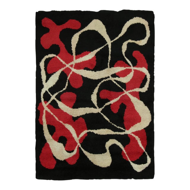 Vintage Mid-Century Modern Wool Rug by Rug & Kilim, France, 1950–1959 For Sale