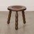 French 1950s French Wood Tripod Stool For Sale - Image 3 of 9