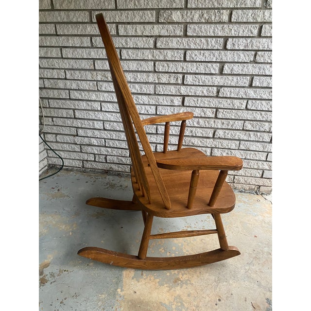 American Windsor Rocking Chair For Sale - Image 3 of 8