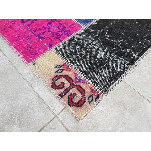 Oushak Vintage Wool Runner For Sale - Image 9 of 10