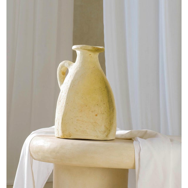 Beige Unglazed Tamegroute Clay Sculpture by Azele Studio For Sale - Image 8 of 8