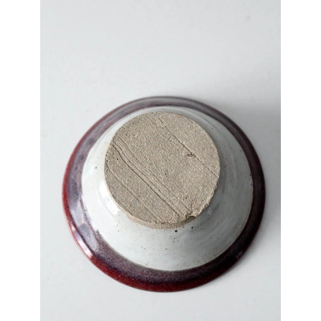 Vintage Studio Pottery Bowl For Sale - Image 10 of 12