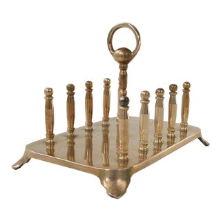 Brass Toast Rack For Sale