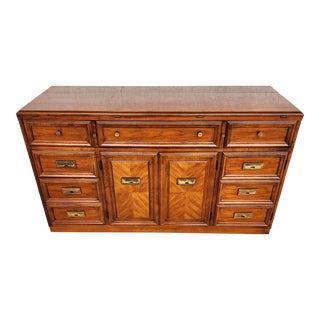 MCM Bar Buffet Rolling Flip Top by Thomasville 1970s For Sale