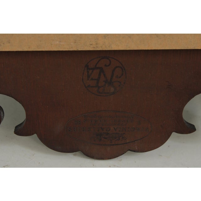 Henkel Harris Spnea Chippendale Mahogany Mirror For Sale - Image 12 of 13