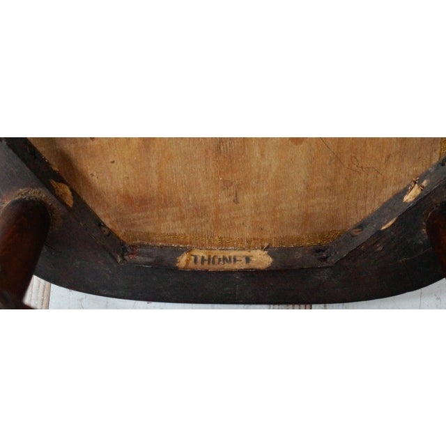 Brown Edwardian Childs Correctional Chair from Thonet, 1902 For Sale - Image 8 of 10