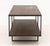Geometric Design Walnut and Black Patinated Steel Two-Tier Coffee Table For Sale In New York - Image 6 of 6