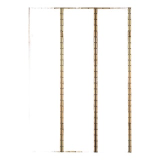 Vintage Four-Panel Painted Screen Depicting Macau Harbor, 1855 For Sale