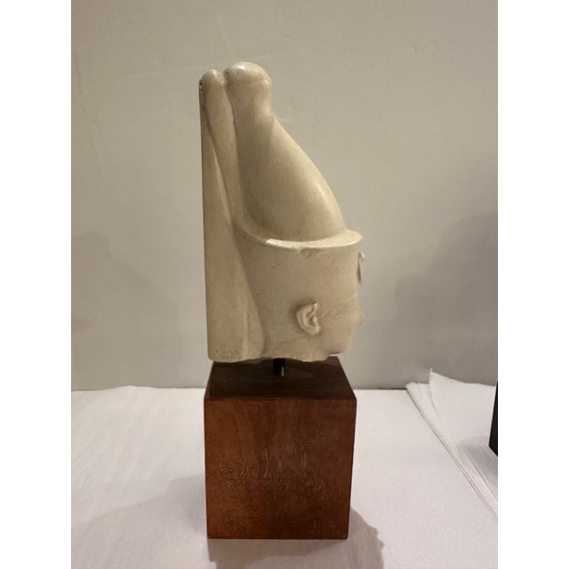 Alva Museum Reproductions of Ancient Egyptian Busts -Set of 4 For Sale - Image 4 of 12