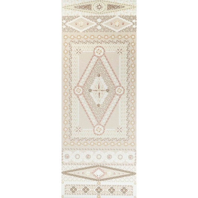 Schumacher X Mary McDonald Shell Grotto Panel B in Sand For Sale In Charlotte - Image 6 of 6