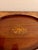 Antique Edwardian Oval Mahogany Inlaid Tea Tray, 1900s For Sale - Image 4 of 6