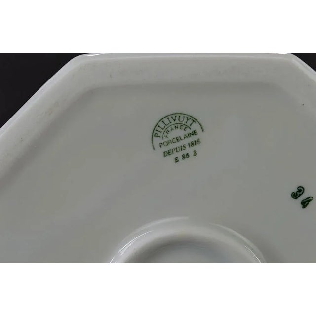 White Porcelain Lamp by Pillivuyt, Japonisme, France, 1970s For Sale - Image 10 of 11