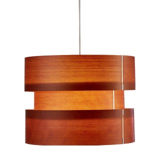 Cister Wood Hanging Lamp by José Antonio Coderch For Sale