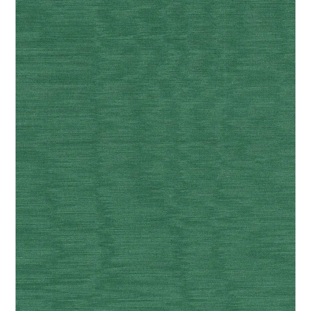 The House of Scalamandré Riva Moire Fabric, Tourmaline For Sale