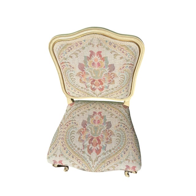 Mid 20th Century Mid 20th Century Pair of Drexel Attributed Louis XV French Provincial Side Chairs For Sale - Image 5 of 12