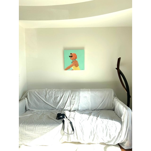 For inspiration, I will often use old family photos. Here, I used my mother's face from a vintage photo, then styled her...