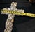 1950s Beautiful Handmade Sea Shell Crucifix Cross 16" Height, 11” Wide, Wall Decor For Sale - Image 4 of 4