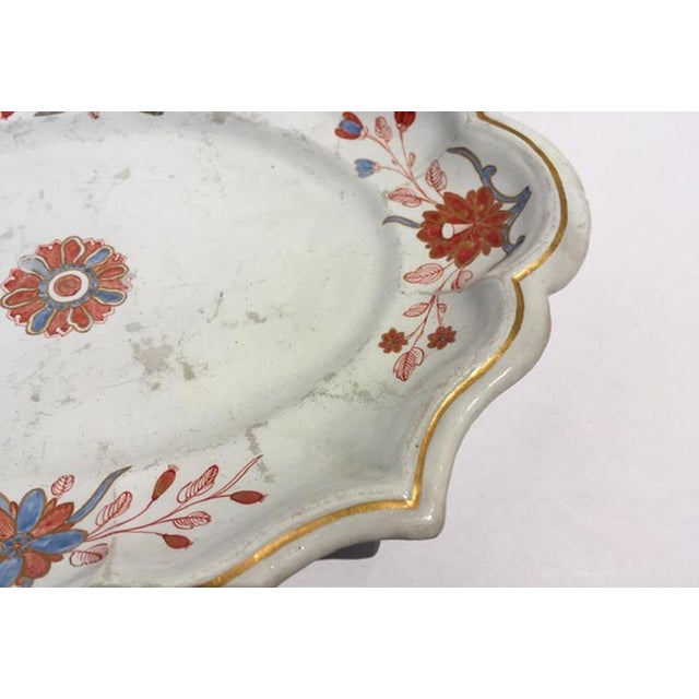 Porcelain Sauce Terrin with Floral Decor by Richard Ginori, Italy, 18th Century For Sale - Image 18 of 18