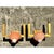 This pair of vintage wall sconces presents a compelling juxtaposition of organic and industrial design elements, pairing...