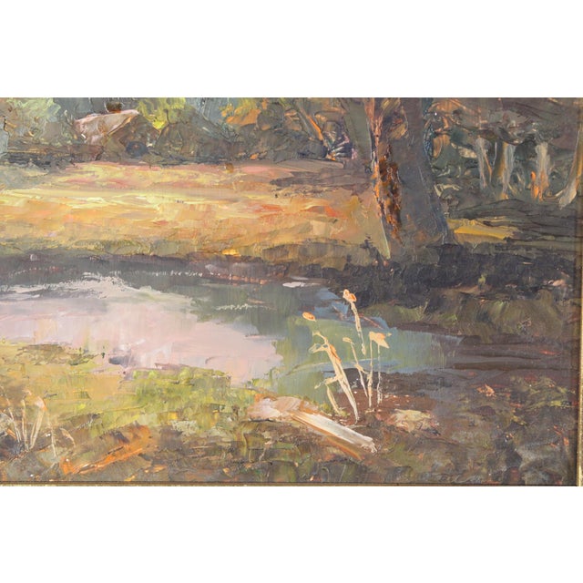 1970s Impressionist Landscape Painting by Leslie Furlong (1905-1989) For Sale - Image 5 of 11