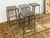 Cb2 Flint Metal Counter Stools, Pair For Sale - Image 10 of 12