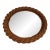 Round rope mirror in the style of Audoux Minet For Sale