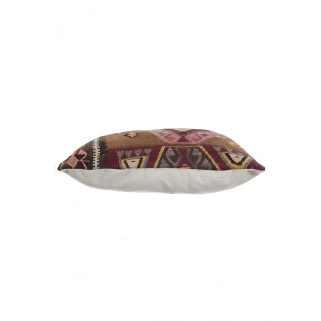 Decorative pillow cover made from vintage handwovenTurkish kilim pieces. Backed with good quality cotton fabric. Pillow...