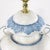 Early 21st Century A Pair of Vintage Blue and White Metal Trophy Table Lamps. For Sale - Image 5 of 9