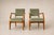 Pair of Caviúna Wood Armchairs in Thick Green Velvet, Brazil, Mid-20th Century - Lot 954 For Sale - Image 12 of 16
