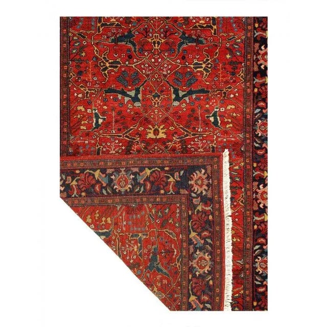 2020s Rust Color Fine Bidjar For Sale - Image 4 of 6