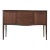 Mid Century Entry Console Table in Mahogany, Circa 1950s For Sale