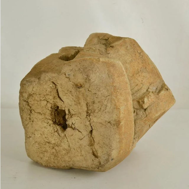 Brian Blow, Abstract Sand Colored Sculpture, 1970s, Ceramic For Sale - Image 6 of 12