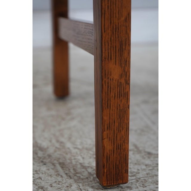 Set of 4 Stickley Mission Oak Dining Room Chairs For Sale - Image 14 of 18