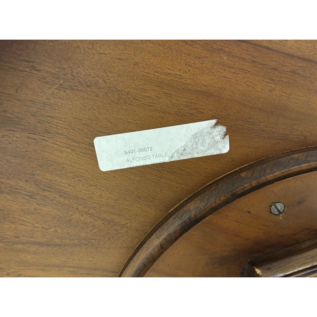 Alfonso Marina Biedermeier Regency Directoire Style Fruitwood Center Lamp Table For Sale - Image 17 of 18