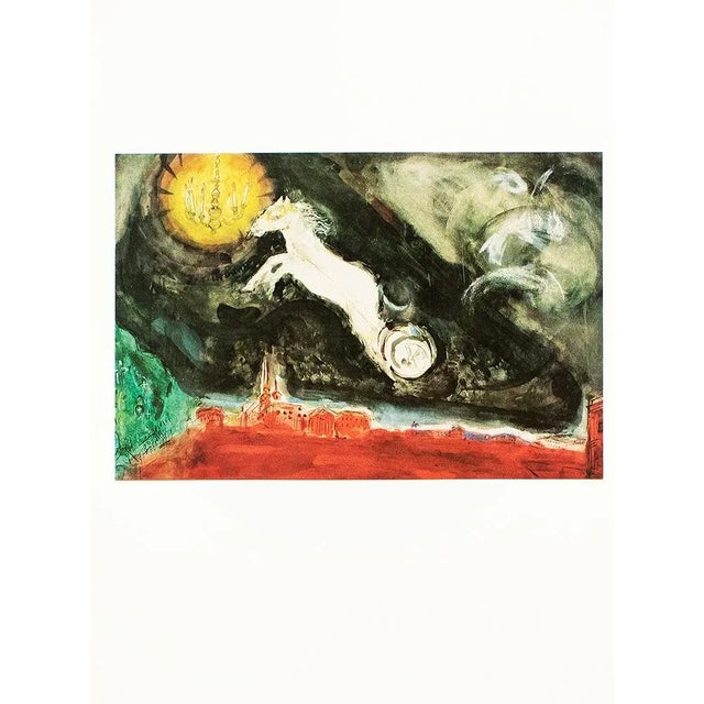1972 After Marc Chagall "Scene Design for the Finale of the Ballet Aleko", Full-Color Parisian Print For Sale In Dallas - Image 6 of 7