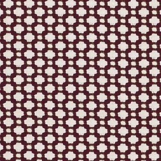 Schumacher X Celerie Kemble Betwixt Fabric in Bear/Ivory For Sale