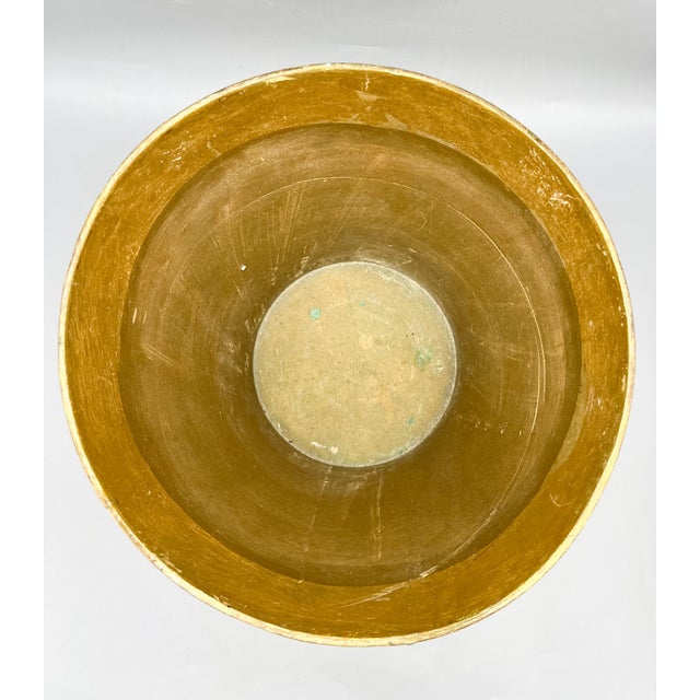Late 20th Century Vintage Italian Florentine Gilt Resin Wastebasket – Hollywood Regency / Neoclassical / Italian Classic For Sale - Image 5 of 10