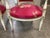 1920s Stunning French Louis XVI-Style Pink Arm Chairs W/Painted Frames For Sale - Image 5 of 15