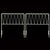 Mid-Century Modern Pair of White Iron Twin Size Headboards For Sale - Image 3 of 11